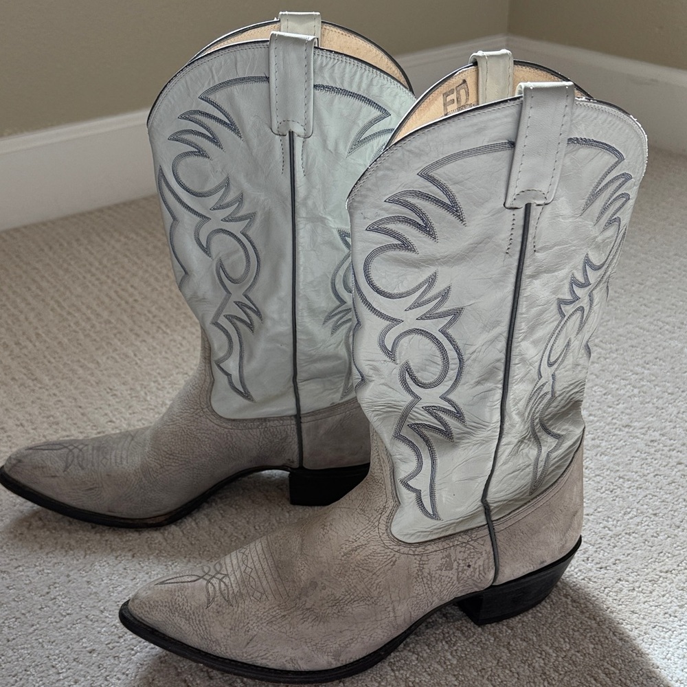 Vintage Men’s Larry Mahan Fancy Cowboy Boots